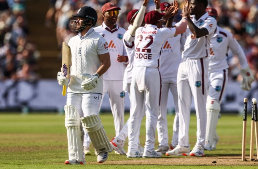 West Indies’ treble strike rattles England in the third Test